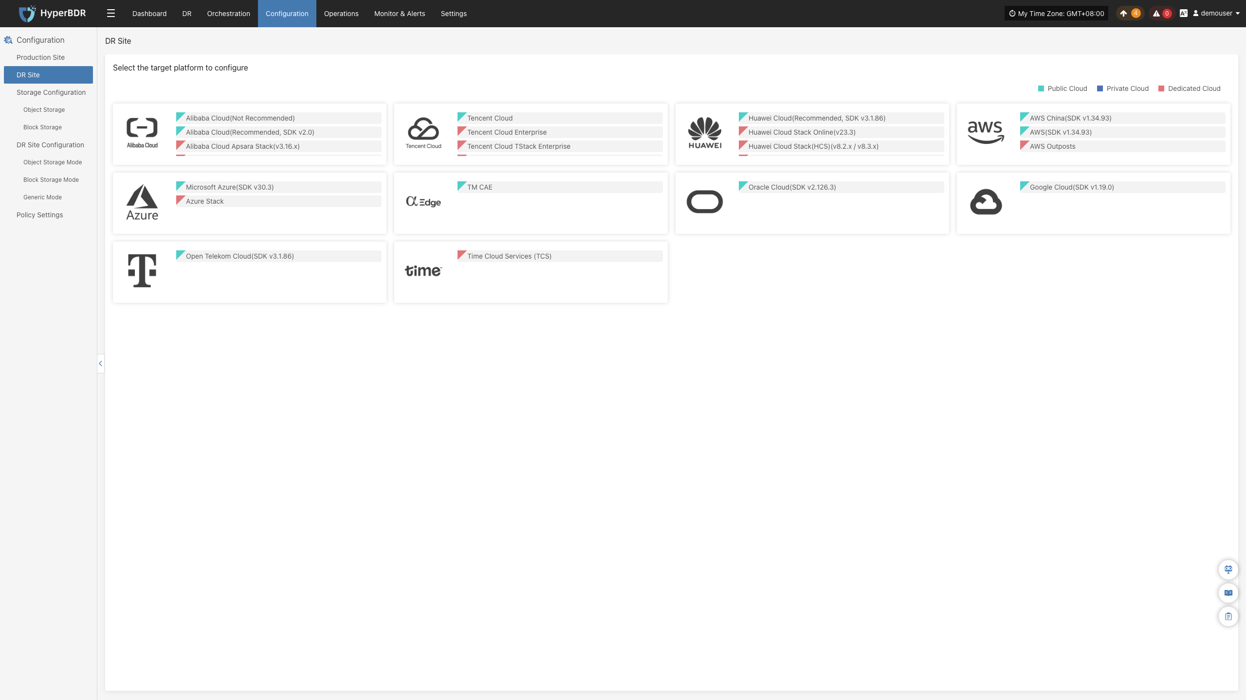 config-drsite