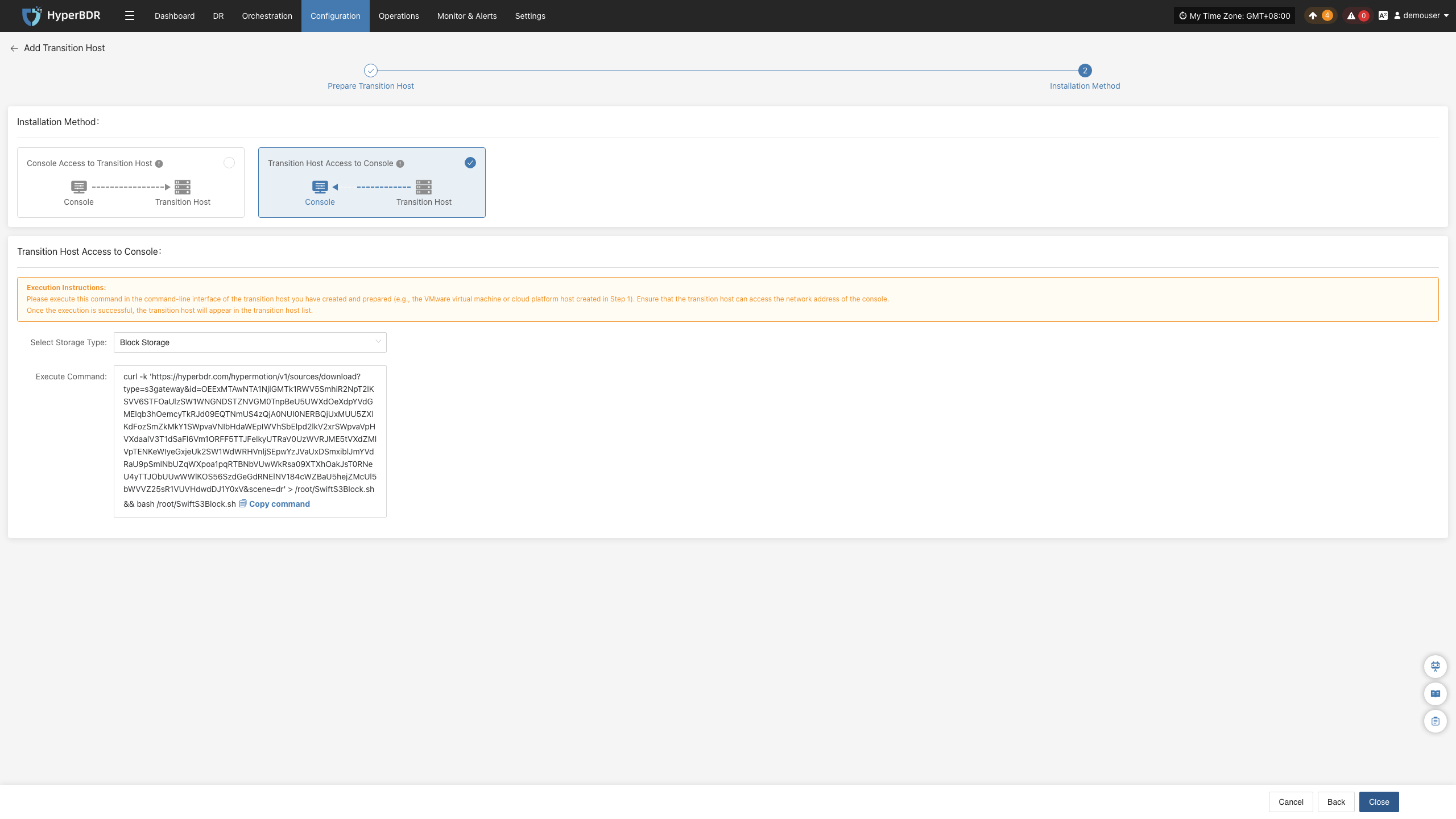 config-generic-mode-dr-th-to-console