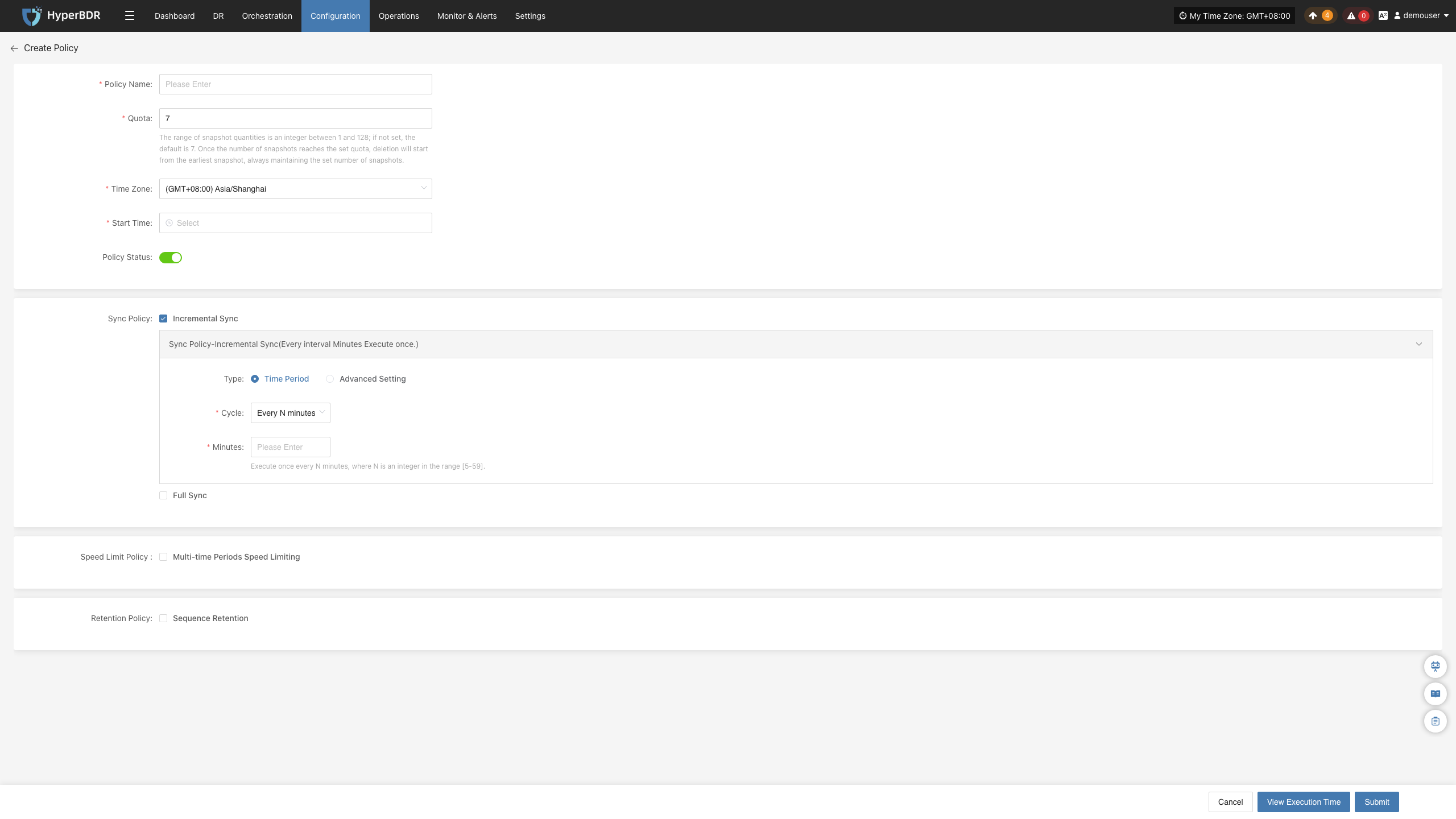 config-policy-settings-dr-create-policy