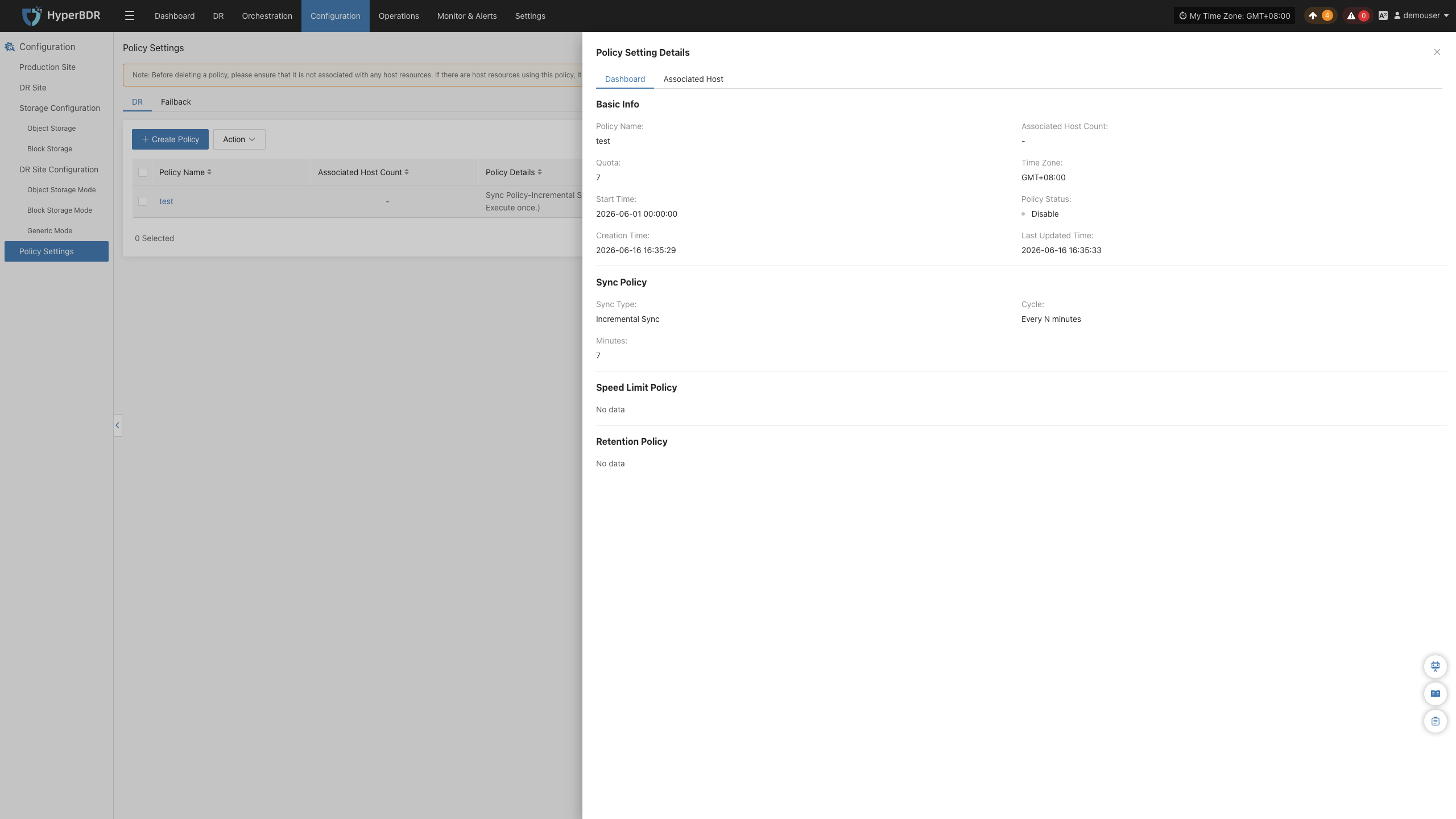 config-policy-settings-dr-policy-detail