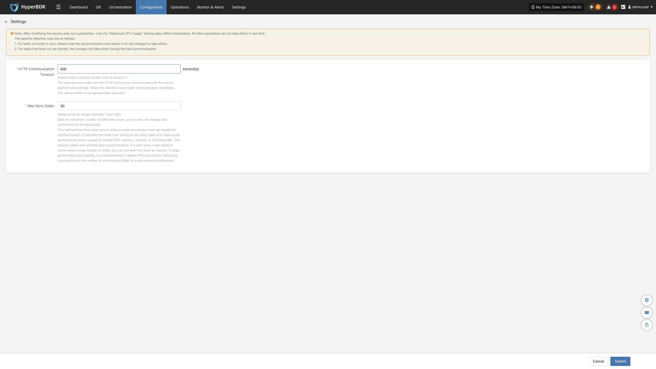 config-productionsite-dr-sync-proxy-action-click-settings