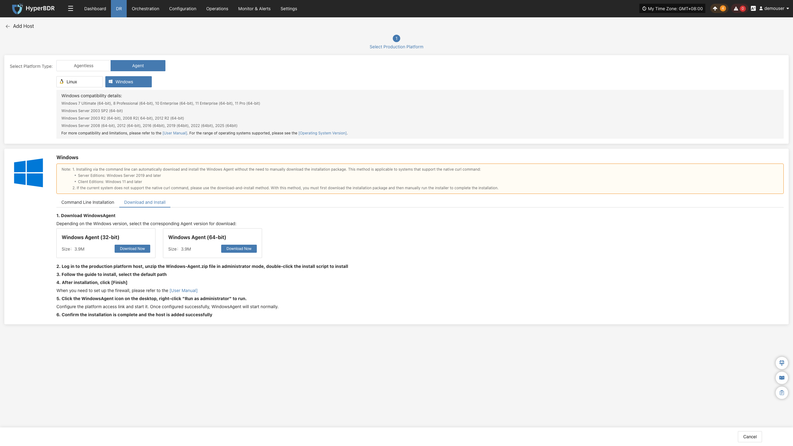 dr-add-host-agent-windows-download