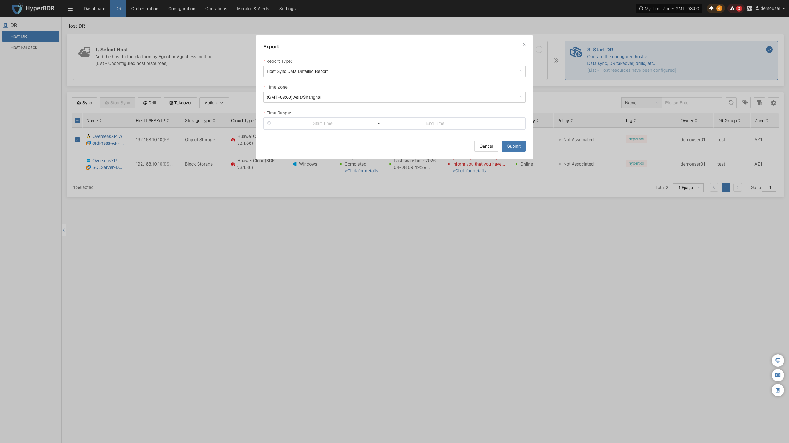 dr-startdr-action-click-export-report