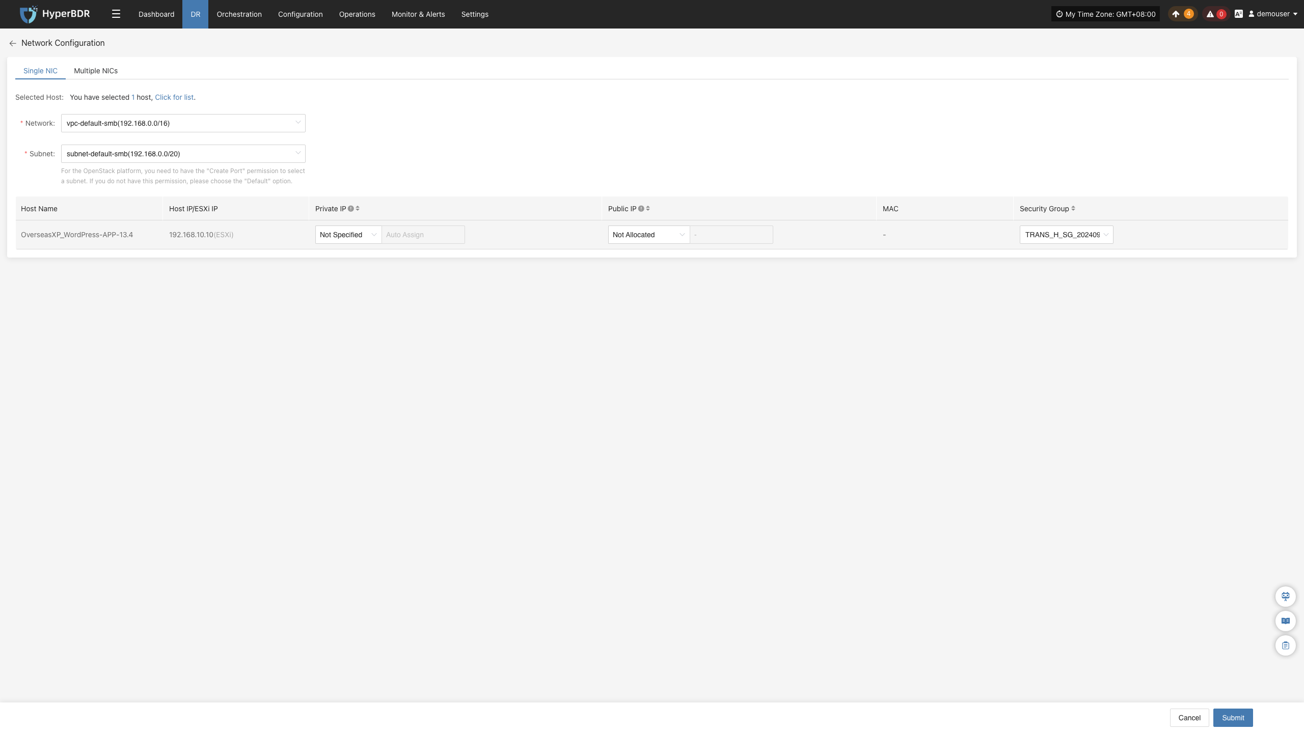 dr-startdr-action-click-network-configuration