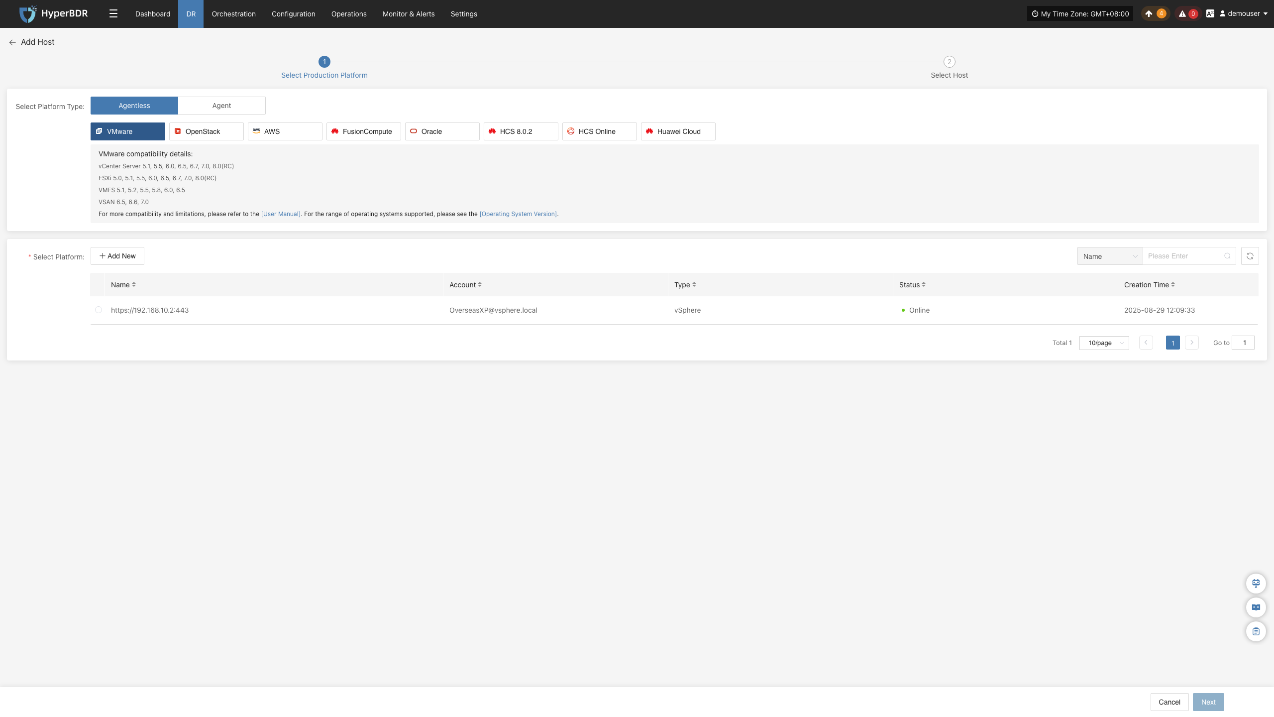 dr-vmware-step1-account