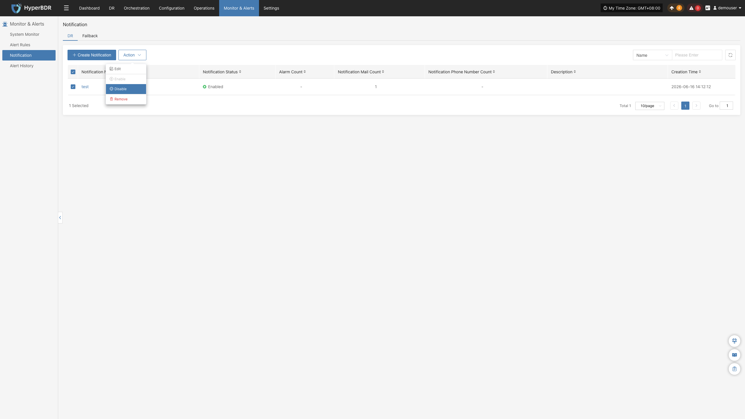 monitor-notification-dr-action-hover-disable